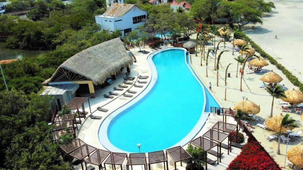 Apartamento En Samaria Club De Playa Privada Salida Directa Al Mar En Pozos Colorados Cerca A Zazue, Estelar, Playa Bello Horizonte, Cabo Tortuga #1 Santa Marta  Extérieur photo